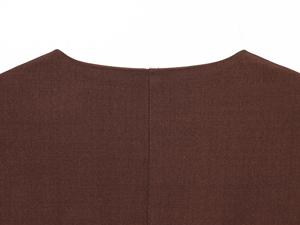 <span class=keywords><strong>Abito</strong></span> Mini Casual da Donna a Doppio Petto con Cintura, Maniche Lunghe e Collo Tondo, Colore <span class=keywords><strong>Marrone</strong></span> - Product Image 5