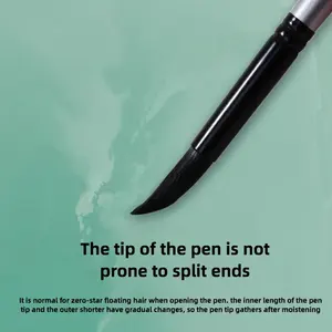 Juego <span class=keywords><strong>de</strong></span> 7 Pinceles <span class=keywords><strong>de</strong></span> Cisne Negro Premium para <span class=keywords><strong>Dibujo</strong></span>, Técnicas <span class=keywords><strong>de</strong></span> Acuarela y Bellas Artes - Pinceles <span class=keywords><strong>de</strong></span> Nailon Artísticos Profesionales - Product Image 3