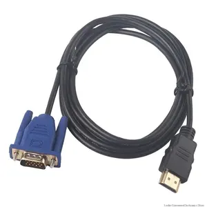 1m HDMI-kompatibles zu VGA-Kabel HDMI-kompatibles Kabel 1080P HD mit Audio-Adapterkabel-HDMI