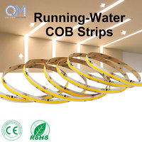 Bande lumineuse LED flexible 24V WS2811 SPI adressable IC COB à effet de poursuite et d'eau courante pour décorations de Noël
