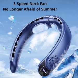 Nuevo Ventilador de Cuello USB de Cuatro Núcleos con Diseño sin Aspas, Fácil Control, Portátil para Exteriores, Regalo de Verano, Portátil y Usable - Product Image 2