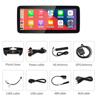 STWEI Reproductor Multimedia para Auto con Android 14 de 12.3 Pulgadas, CarPlay Inalámbrico para Mercedes Benz Clase M W166 ML250 ML350, GPS