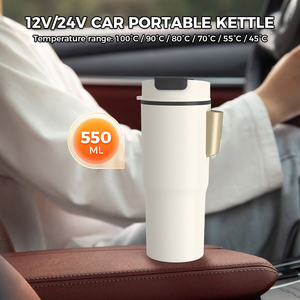 12V /24V Travel Kettle Easy to Operate Portable for Car <b>Mini</b> Water Boiler Tea Compact Design for Travel and Car Use Fits - Product Image 6