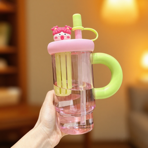 Tasse <span class=keywords><strong>de</strong></span> paille <span class=keywords><strong>de</strong></span> grande capacité <span class=keywords><strong>de</strong></span> haute qualité pour théière <span class=keywords><strong>de</strong></span> seau à glace d'été tasse en plastique résistante à la chaleur et <span class=keywords><strong>de</strong></span> haute qualité - Product Image 4