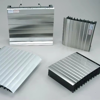 Machine-outil rétractable en acier inoxydable, couvre-rideau de protection contre la poussière, type de bouclier de protection