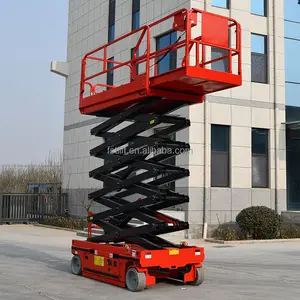 6m Electric Scissor Lift Hydraulic Aerial Work Platform For Construction Hoist And Home Use