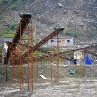 Équipement de systèmes de convoyeur d'agrégats de carrière de prix d'usine minerai d'extraction gravier roche pierre sable stockage bande transporteuse à vendre