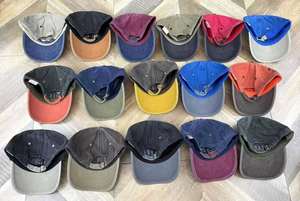 Casquette de baseball vintage personnalisée avec logo brodé ou imprimé, style Dad Hat, délavée, bicolore, pour fabricants - Product Image 2