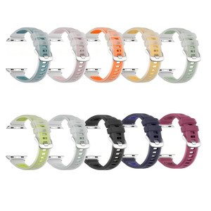Bracelet de montre en silicone transparent Win-Win Jelly, bracelet sport transparent pour <span class=keywords><strong>Apple</strong></span> <span class=keywords><strong>Watch</strong></span> Series 11 10 9 <span class=keywords><strong>8</strong></span> 7 SE - Product Image 2
