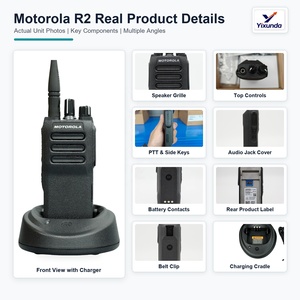 Radio Portátil <span class=keywords><strong>Motorola</strong></span> R2 MOTOTRBO DMR Original, VHF 5W o UHF 4W, 64 Canales, IP55, <span class=keywords><strong>para</strong></span> Uso Comercial, Kit Completo - Product Image 2
