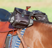 Personnalisé Selle De Cheval Pommeau Corne Sac Sac de Selle de Cheval