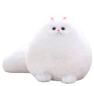 Cute Fluffy Cat Stuffed Animal Plush Toys For Kids Birthday Valentine's Day Gifts Stuffed White Cat Plush Toys