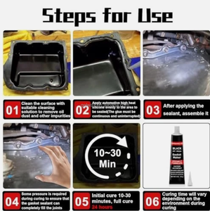 Mastic d'étanchéité en silicone RTV PREMA Ultra Black pour la réparation de moteurs - Product Image 4
