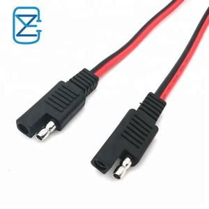 16AWG автомобильный Удлинительный кабель для адаптера SAE to SAE 2-контактный штекер/гнездо Разъемы IP67 Номинальная длина 300 мм Автомобильный жгут проводов - Product Image 2