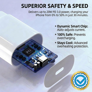 <span class=keywords><strong>Cargador</strong></span> PD de 20 W, <span class=keywords><strong>Cargador</strong></span> de Pared USB C, Carga Rápida para iPhone 15 14 13 12 Pro Max, Adaptador de Corriente Tipo C - Product Image 5