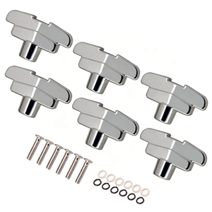 Clavijas de Afinación de <span class=keywords><strong>Guitarra</strong></span> de Metal Dorado, Perillas en Forma de T con <span class=keywords><strong>Kit</strong></span> de Tornillos <span class=keywords><strong>para</strong></span> Guitarras Acústicas, Eléctricas y Folk - Product Image 5