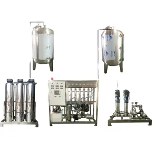 High quality 500L/H EDI system electro deionization for ultrapure water with 2 stages RO system