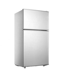 Refrigerador y Congelador Portátil Eléctrico de Acero Inoxidable de Doble Puerta de 85L de Alta Calidad para Uso Doméstico y Hotelero - Product Image 1
