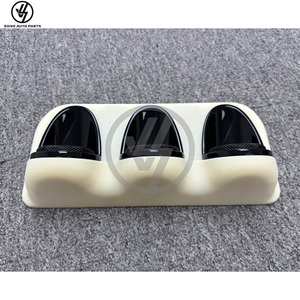 Interior Roof Instrument Group Triple <b>Table</b> For Mercedes Benz G Class W463A G63 G500 Carbon Fiber Dry Carbon Fiber Glossy Twill - Product Image 2