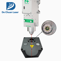 Système de vision coaxial à fibre laser, instrument d'étalonnage de buse laser pour la découpe laser, outil d'alignement de buse haute précision