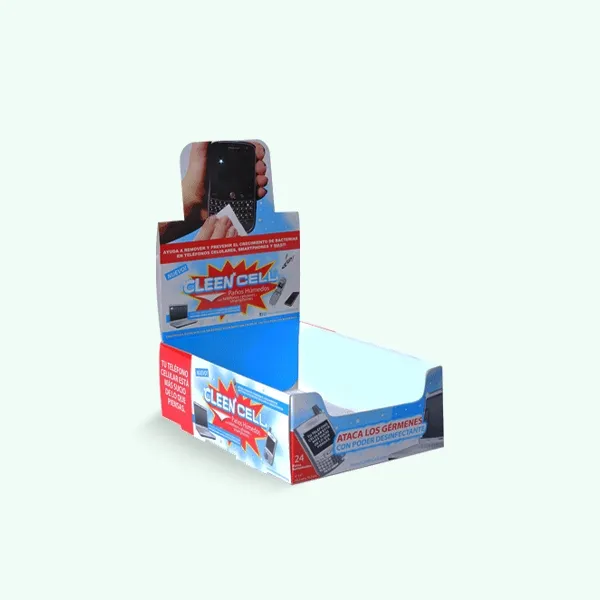 Custom Retail Paper Shelf Ready Display Packaging Box POS Cardboard Corrugated Tear Away Box