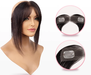 En gros : Topper capillaire pour la ligne des cheveux, Frontal en dentelle HD, Postiche capillaire en cheveux naturels, Frange en PU pour la ligne des cheveux frontale, Perruques en cheveux naturels entièrement en dentelle - Product Image 2
