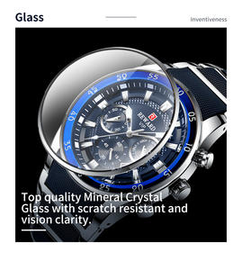 REWARD 81011M Reloj Deportivo de Silicona de Cuarzo para Hombre, Resistente al Agua, con Calendario, Cronógrafo, Luminoso, Reloj Masculino - Product Image 2