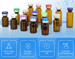 Viales de Vidrio Ámbar Estériles para Inyección y Máquina Automática de Llenado de Viales para Envasado de Líquidos Farmacéuticos - Product Image 4