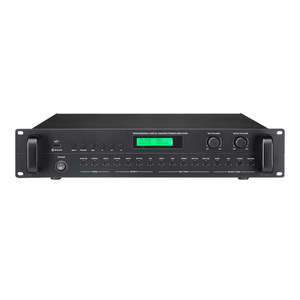 Amplificateur de puissance numérique professionnel pour karaoké 500W, stéréo, montage sur étagère, panneau métallique avec Bluetooth et écran pour sonorisation en direct - Product Image 1