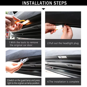 Lumière d'ambiance LED pour portière de voiture BMW <span class=keywords><strong>Mini</strong></span> JCW R55 R56 R60 F55 F56 F60 <span class=keywords><strong>Cooper</strong></span> One <span class=keywords><strong>JOHN</strong></span> <span class=keywords><strong>COOPER</strong></span> <span class=keywords><strong>WORKS</strong></span> - Product Image 3