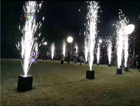 Effets de scène 600w disco scène spéciale sparkler machine avec flight case dmx sparkuler machine pour mariage