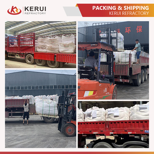 Kerui Nhà Máy Giá mỗi tấn 1700c nhiệt độ cao LC 70 90 thấp dày đặc xi măng <span class=keywords><strong>castable</strong></span> vật liệu chịu lửa cho lò nồi - Product Image 5