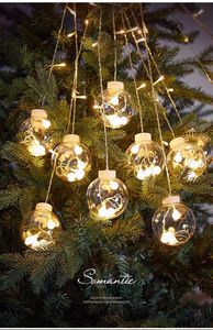 Luci a Sospensione a Sfera LED di Alta Qualità, Luci a Stringa a Globo Trasparente Caldo per Patio, Giardino, Matrimoni, Feste di Natale - Product Image 5