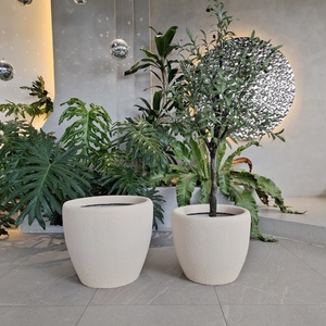 Fábrica de Foshan en China Suministra Macetas de Fibra de Vidrio para Exteriores, Macetas para Plantas de Interior, Jardineras Colgantes para Viveros - Product Image 4