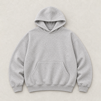 Sweat-shirt unisexe surdimensionné à épaules tombantes avec motif vague, impression DTG/DTF, personnalisable OEM, streetwear, marque privée