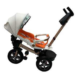 2024 siège de voiture de poussette de bébé pivotant à 360 degrés confortable 3 roues comprenant l'embrayage de roue avant cadre en plastique Tricycles <span class=keywords><strong>pour</strong></span> enfants - Product Image 3
