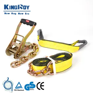 KingRoy 8 Point Over Tire Strap Car Wheel Tie Down Straps For Car Transportation Tire Tie Down Straps