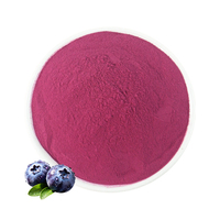 Bubuk Ekstrak Blueberry Massal Pabrik, Antosianin 5% hingga 25%, Grade Makanan, Drum 25kg, Pasokan Stabil untuk Produsen Suplemen