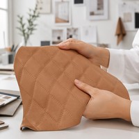 Rouleau de tissu en cuir PU matelassé diamanté personnalisé, cuir synthétique gaufré 3D pour sacs, canapés, sièges de voiture et meubles