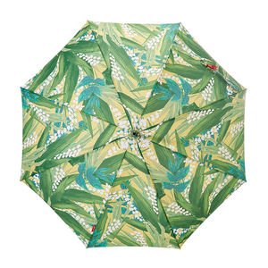 <span class=keywords><strong>Parapluie</strong></span> à bâton en bois coupe-vent double couche-Design de mode à impression complète et imperméable - Product Image 6