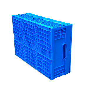 Caja de almacenamiento de plástico plegable Caja plegable con tapa Caja ventilada Contenedor plegable Caja de almacenamiento de plástico - Product Image 6