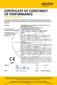 CE EN12209 SUS304 5572 Brandschutz-Hoteltürschloss für Holz- und Außentüren, Einsteckschloss mit Zylinderriegel für Vordertüren - Product Image 5