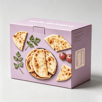Cajas Personalizadas para Panqueques Congelados, Empaque de Cartón Impreso para Productos Alimenticios