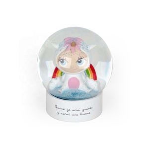 Muñeco de nieve personalizado, iluminación Led musical de cristal, cuentas de resina, regalos de recuerdo para niños - Product Image 1