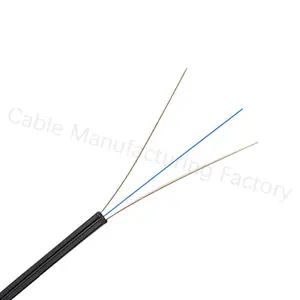 Fornitura di fabbrica cavo in fibra ottica single core cavo a goccia per interni 1 core GJXH G657A1 LSZH