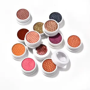 Private Label Shimmer Mini Chromatic Single Eye Shadow Makeup Glitter Monochrome Eyeshadow