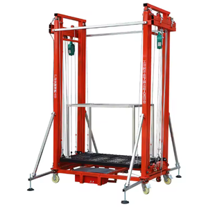Taşınabilir Elektrikli Katlanabilir İskele Kaldırma Platformu, Çelik Halat Askılı, Çelik Malzemeli, <span class=keywords><strong>Motor</strong></span> Çekirdek Bileşenleri Dahil, Teslimatlı - Product Image 2
