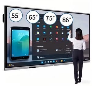 55 Inch 4K UHD 20-Touch Point Digital Interactive LCD Display Smart Board Teaching Electronic Whiteboard 4mm Anti-Glare Glass - Product Image 3