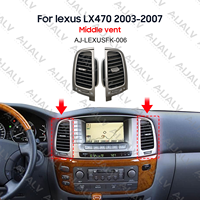 Grille de ventilation centrale intérieure pour tableau de bord Land Cruiser FJ100 LC100 LX470 55670-60100