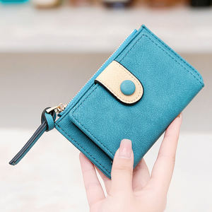 MIYIN-Mini cartera multicolor para mujer, billetera de bolsillo para mujer, Cartera de bolsillo, nueva, bolso de tarjeta, cartera corta de moda para mujer Multicard - Product Image 2